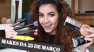 MAKE COM PRODUTOS BARATINHOS DA 25 DE MARÇO