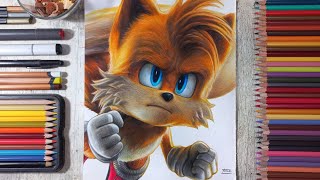 Drawing Tails (Sonic the Hedgehog 2) | Fame Art