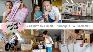 Przygotowania do szkoły | Haul szkolny Pepco | Porządki w łazience | Mikołaj fanem sushi | Vlog