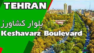 Tehran  2021 - Walking in the Keshavarz Boulevard