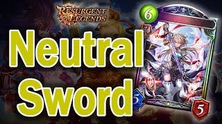 Neutral Control Sword on day 1 of the mini【Shadowverse/Resurgent Legends】