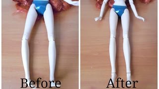 How to fix doll 'dodgy' legs