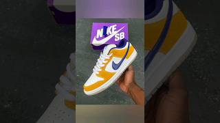 Nike SB Dunk Low Laser Orange🤍💛💜(2020)