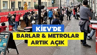 Kiev'de Barlar ve Metrolar Artık Açık! / Ukrayna - Kiev