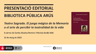 Presentació editorial "Teatro Sagrado", de Carlos Alcolea