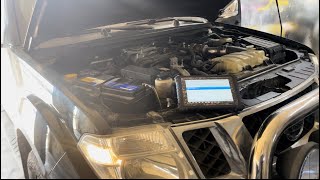 تنظيف دبه البيئه نيسان نيفارا باستخدام جهاز الفحص Nissan navara DPF regeneration