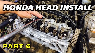 ACCORD F22 PART 6 CYLINDER HEAD INSTALL | 2.2L 2.3L | Prelude Odyssey | Blown Head Gasket | Fel-Pro