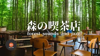 Ambient sounds + JAZZ Gentle forest coffee shop Relaxing work/study CAFE MUSIC - BGM for work