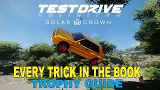 Test Drive Unlimited Solar Crown - Every trick in the book Trophy & Achievement Guide