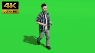 004 - Green Screen | Chroma Key | Character Man | 4K