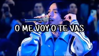 O Me Voy O Te Vas - Natanael Cano