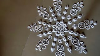 beautiful every day rangolis /small & Simple rangolis /🏵️#rangoli#shorts