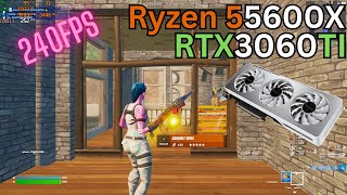 RTX 3060 ti + Ryzen 5 5600x Fortnite Chapter 4 | Tilted Zone Wars | performance mode 1080p