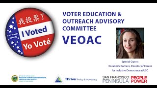 Voter Education and Outreach Committee (VEOAC) Meeting - Wed, March 17, 2021