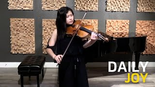 Bach's Suite No 3 in C Major, Prelude performed by Michelle Koo! | Daily Joy