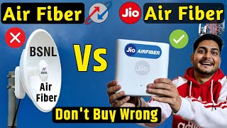 Bsnl Air Fiber vs Jio Air Fiber | Installation | Price |Plan | Detailed Video | Must Watch