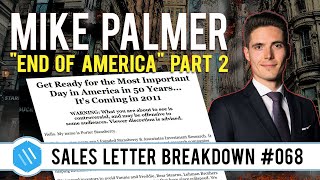 Mike Palmer | "End of America" Sales Letter Breakdown - PART 2 (Proven Ads 68/100)