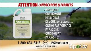 WRIGHT & SCHULTE LLC TV SPOT LANDSCAPERS & FARMERS: HERBICIDE RELATED PARKINSON'S DIAGNOSES ISPOT.TV