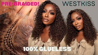 NEW 7IN1, PRE-STYLED, PRE-EVERYTHING WIG! | BEGINNER FRIENDLY CLOSURE WIG INSTALL | WEST KISS HAIR