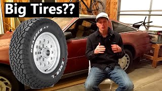 Should you put bigger tires on your truck?