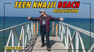 Teen Khajji Beach | Fisherman Floating Jetty Beach Balochistan | Travel vlog | Suzuki GR150