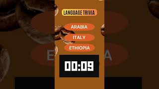 Language Origins: Coffee #didyouknow #languagetrivia #linguisticmarvels #educationalshort