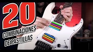 La guitarra DIY con 8 pastillas y 20 sonidos