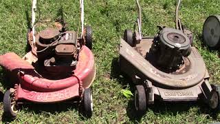 The Aluminum Age As Expressed In Old Lawnmowers