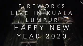 Miracle Year 2020 Happy New Year Fireworks Countdown LIVE in Kuala Lumpur Twin Towers