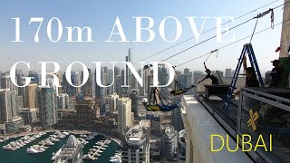 170 METRES ABOVE GROUND - Longest Urban Zipline in the WORLD | XLine Dubai 2020