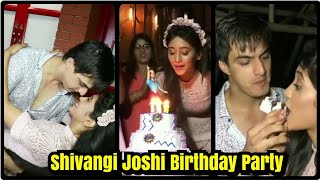 Shivangi Joshi Birthday Cake Cutting And Dance With Mohsin Khan ~ Yrkkh Offsceeen