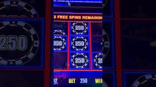 $25 BET BONUS ON HIGH STAKES SLOT MACHINE