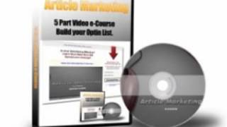 Mp4 Download: Article Marketing 5 Part Video eCourse