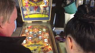 Slick Chick Vintage Pinball machine - Our friend Al