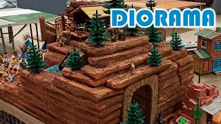 Diorama PLAYMOBIL "LEJANO OESTE" por Aitor Gracia (Nuchy Cliks) - Exposición BATEA 2021