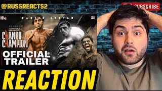 Chandu Champion | Official Trailer | Kartik Aaryan | Sajid Nadiadwala | Kabir Khan - (REACTION!!!)