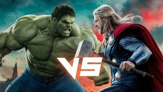 thor vs hulk | animated fight