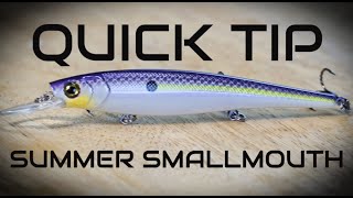 60sec. Summer Smallmouth Tips