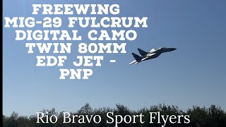 Freewing MiG-29 Fulcrum Digital Camo Twin 80mm EDF Jet #motiorc #freewing @MotionRC