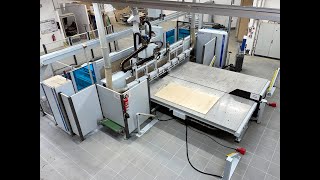 5 axis CNC Homag BOF 611/34/34/F/2R - PROCESSING OF PLYWOOD BOARD