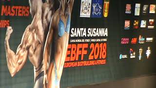 IFBB European Championships Santa Susana 2018 Sandro 5 place !backstage