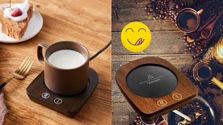 VOBAGA Imitation Wood Grain Best Coffee Mug Warmer will Keep Your Coffee Hot