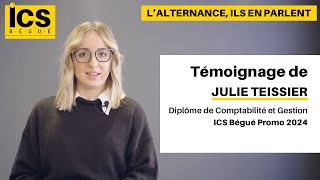 Mon alternance en Expertise Comptable - Témoignage de Julie Teissier (ICS Bégué promo 2024)