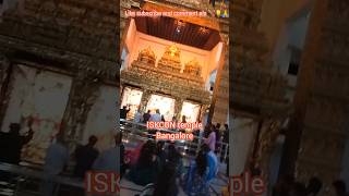 #ISKCON temple Bangalore #shorts