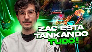 ESSE ZAC ESTÁ TANKANDO TUDO!