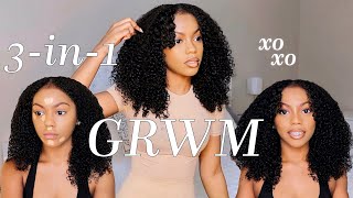 3-IN-1 GRWM: HAIR, MAKEUP, & OUTFIT!!