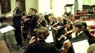 Bach - Double Violin Concerto (Alexander Woestenburg & Liesbeth Praat) - I. Vivace