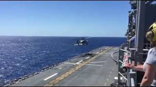 BEAUTIFUL TAKEOFF EVER OF HELICOPTER & F-35