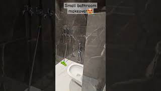 Small bathroom makeover!small bathroom design!#topinteriors #bestinterior#bathinterior #youtubeshort