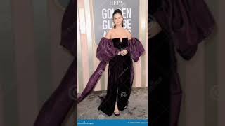 Selena Gomez Walks 2024 Golden Globe Awards Red Carpet Solo After Benny Blanco Relationship Debut